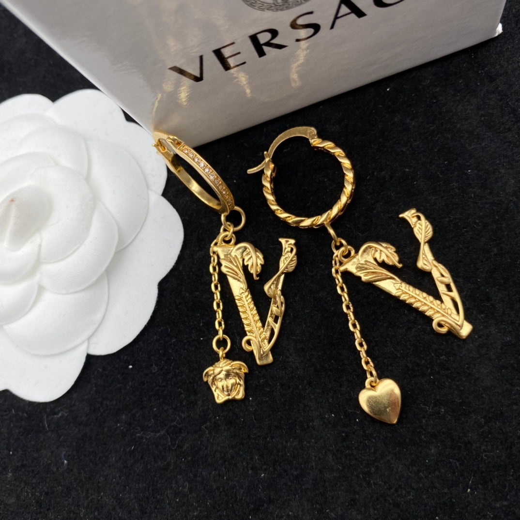 2025 Vintage Diamond Craft Pendant Earrings