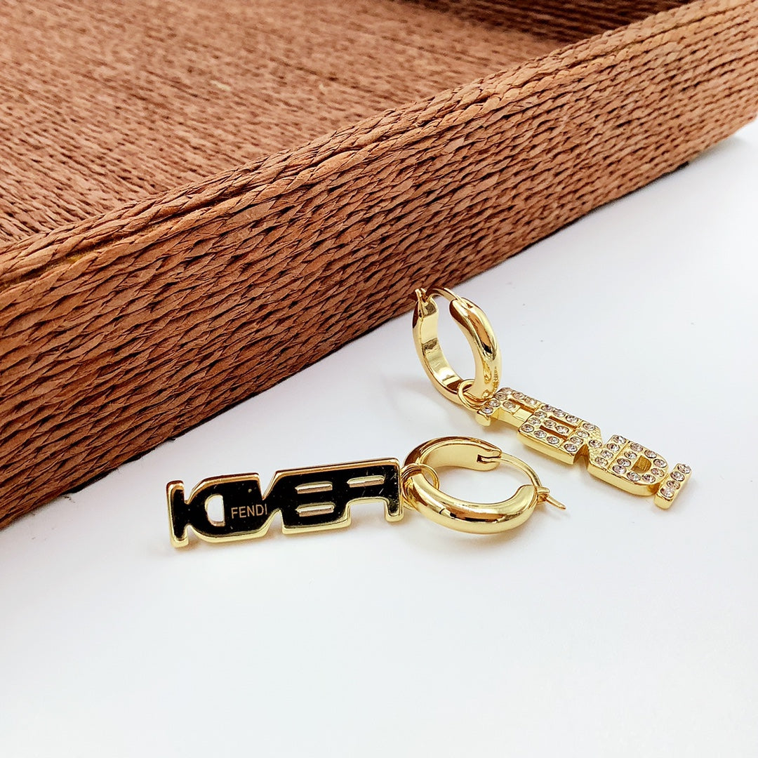 2025 Diamond Logo Earrings