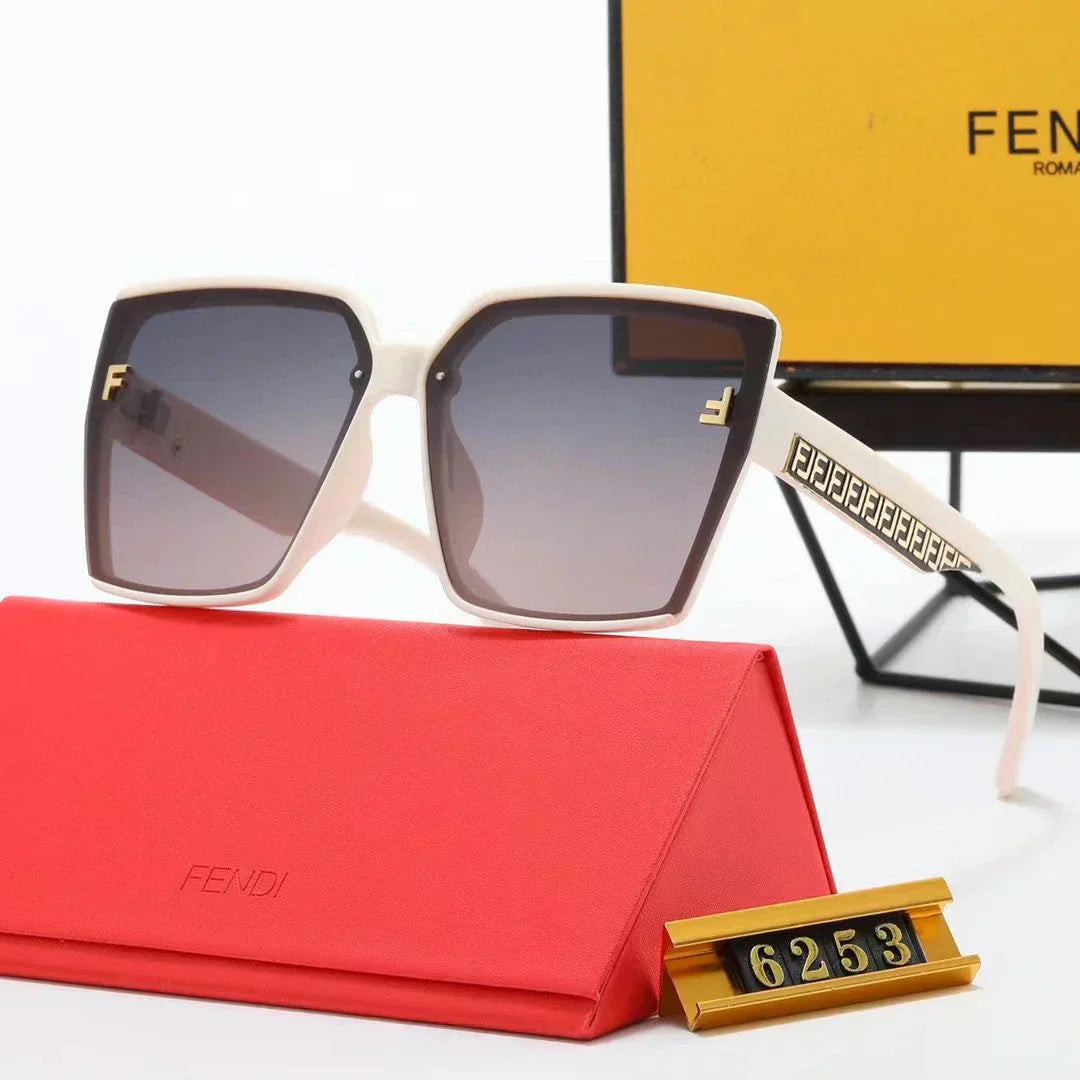 2025 Large Square Frame Gradient Sunglasses