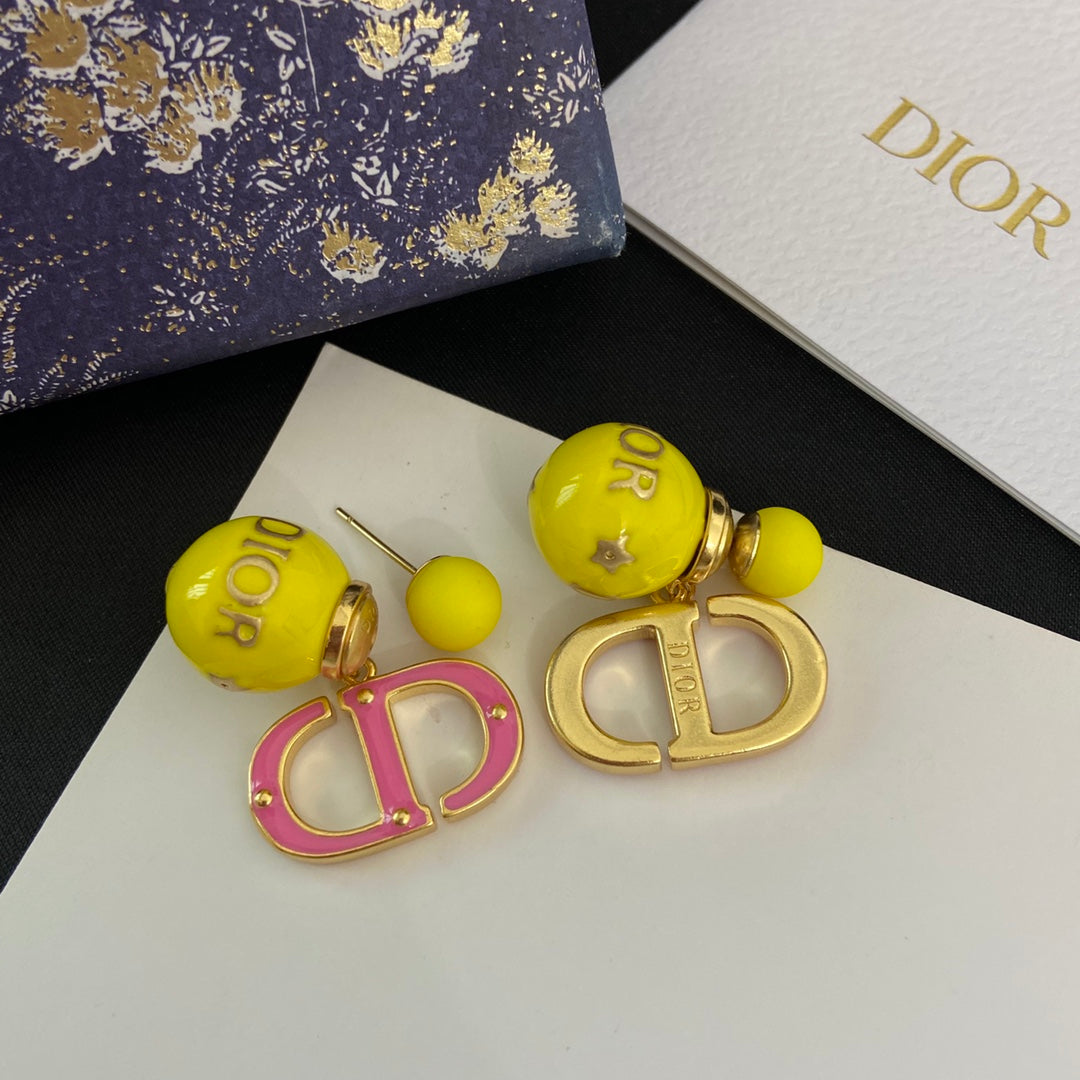 2025 Fashion Glaze CD Drop Earrings