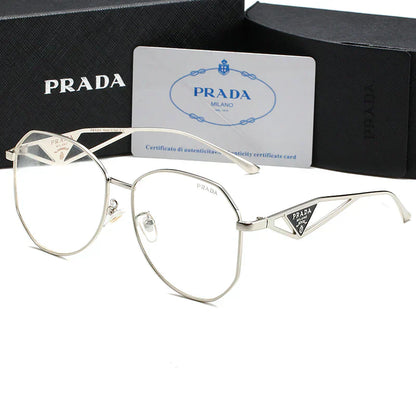2025 Unisex Triangle Logo Metal Sunglasses