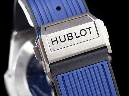 Big Bang Unico 421.NX.5170.RX Flyback Chronograph Three-Day Power Reserve Blue Skeleton Dial Titanium Automatic 44mm WATCH