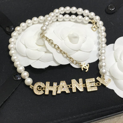 2025 New Letter Pearl Necklace