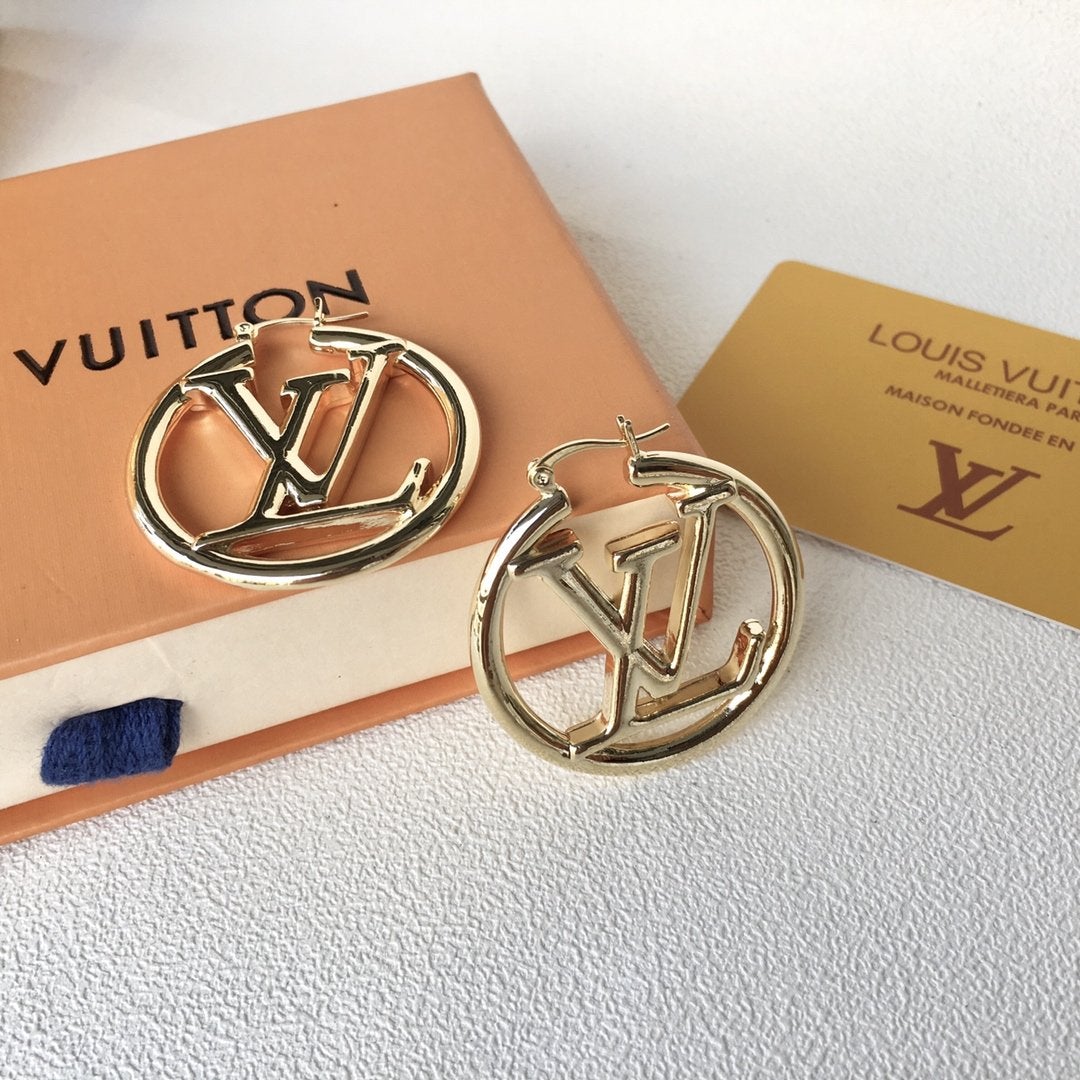2025 Fashion Letter Hollow Earrings