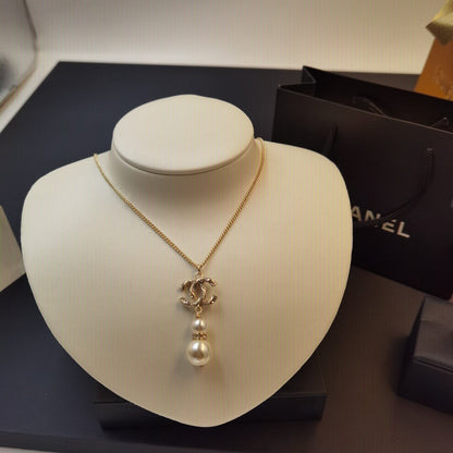 2025 High-end Luxury Double C Gourd Necklace
