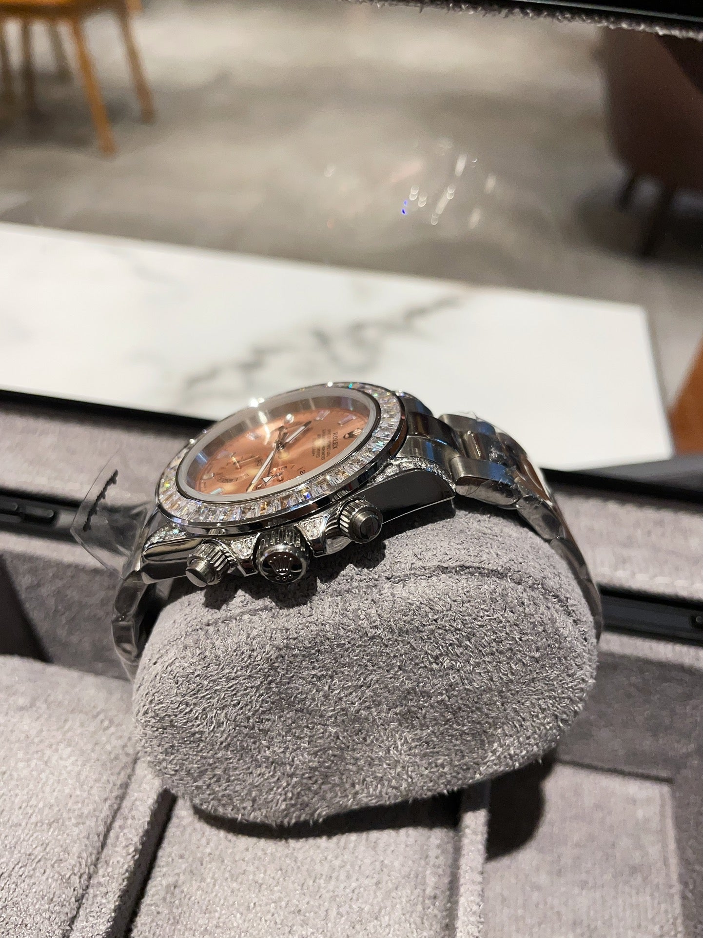 Brand new Rainbow Daytona Watch. The Rainbow Daytona is extremely rare!