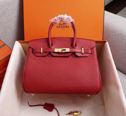 2025 Bag Birkin Handbag With Double Handles H1