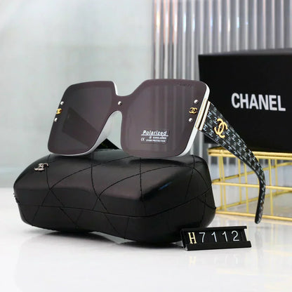 2025 Sunglasses  Retro flower leg large frame sunglasses
