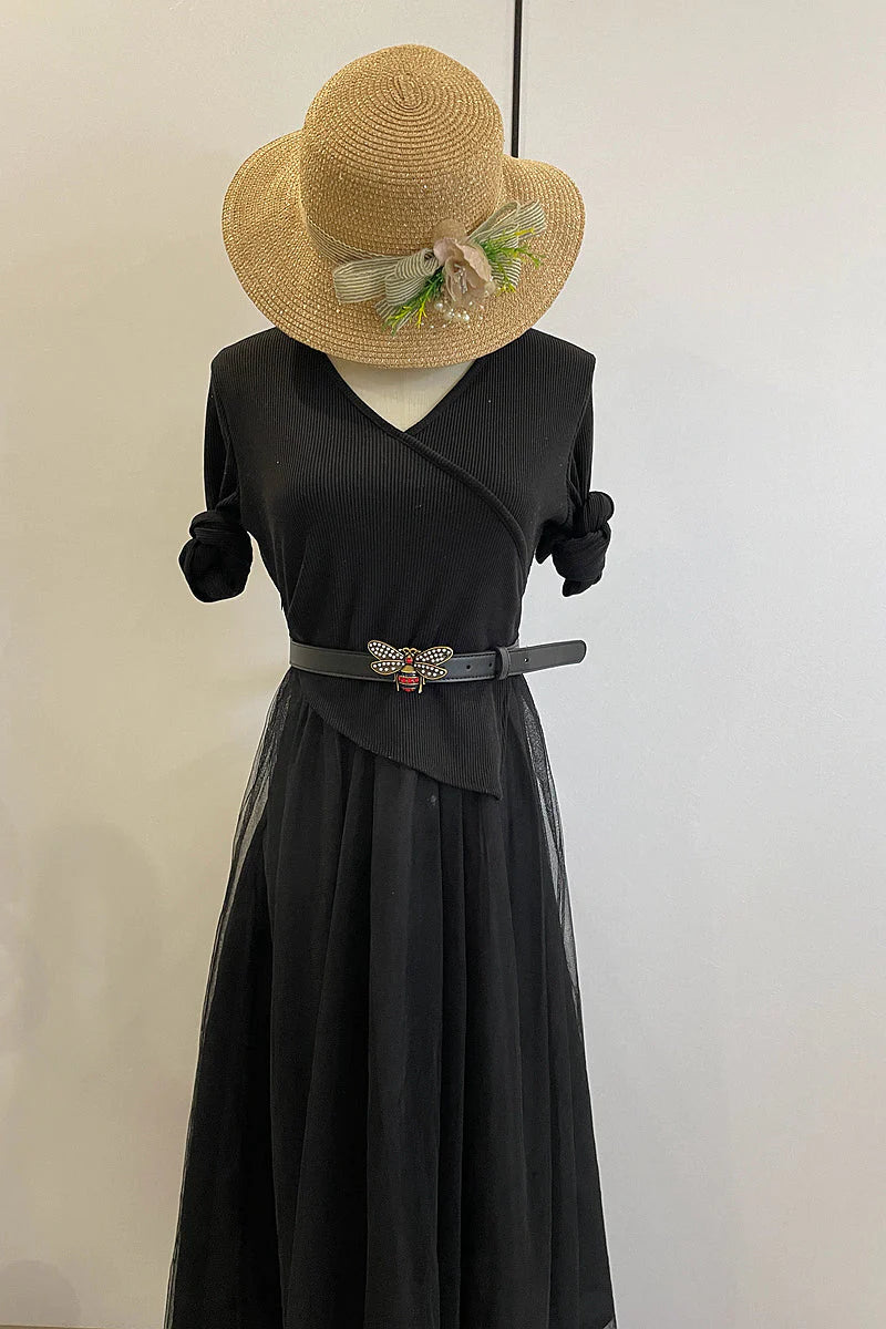 2025 4 Colors  bee lychee pattern double-sided belt