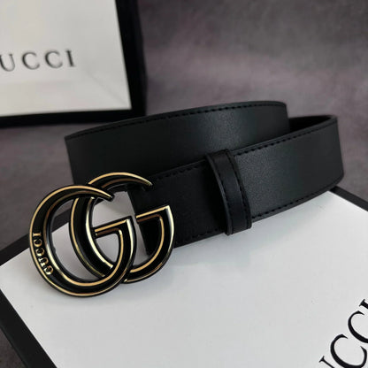 2025 belt 2 Colors printed letter leather belt