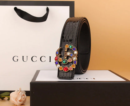 2025 2  double irregular colored diamond belts