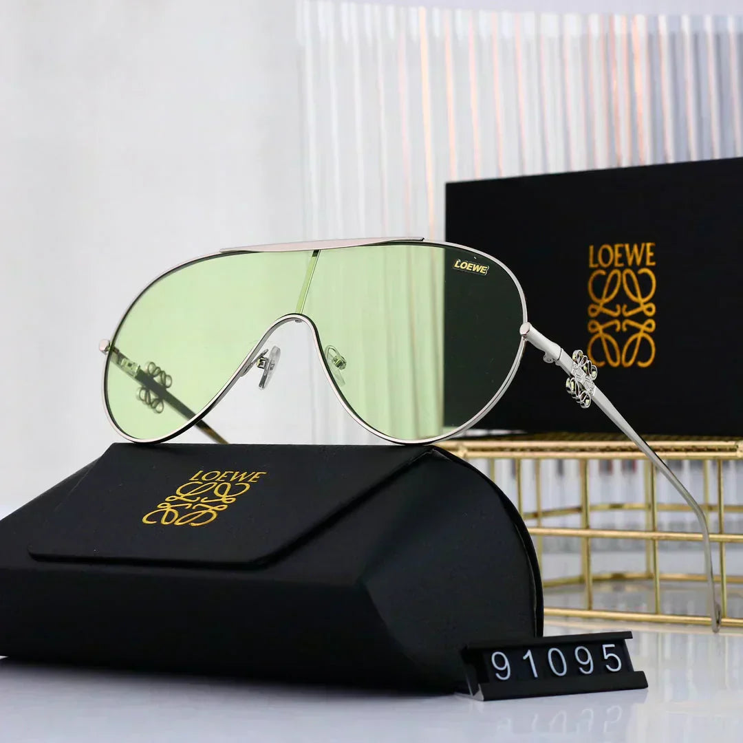 LOEWE Oval round frame sunglasses