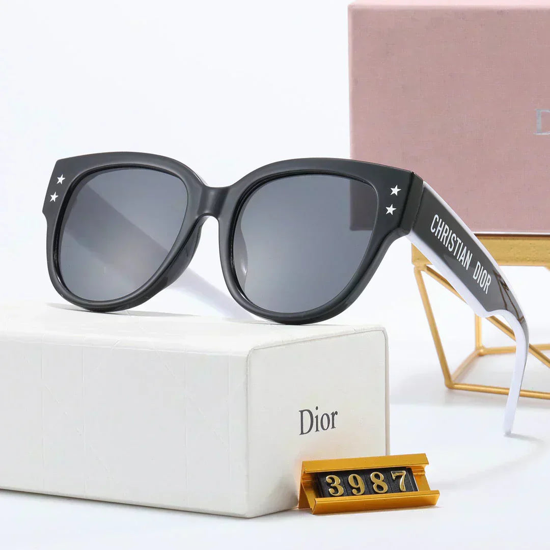 2025 Fashionable Semi-circular Color Matching Sunglasses 3987