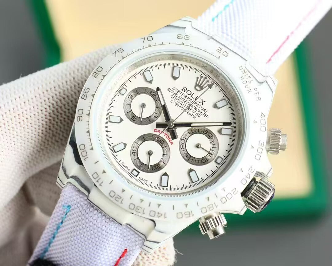 Cosmograph Daytona Carbon Fiber Luminous Hands Custom Edition Watch