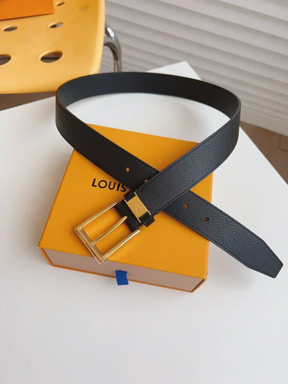 2025 belt Men's Pin Buckle Belt Width: 35mm