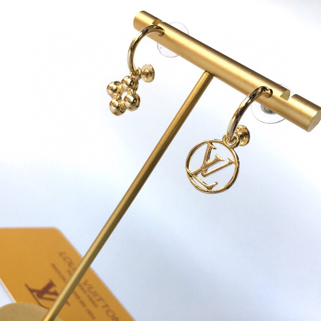 2025 Flower & Logo Earrings