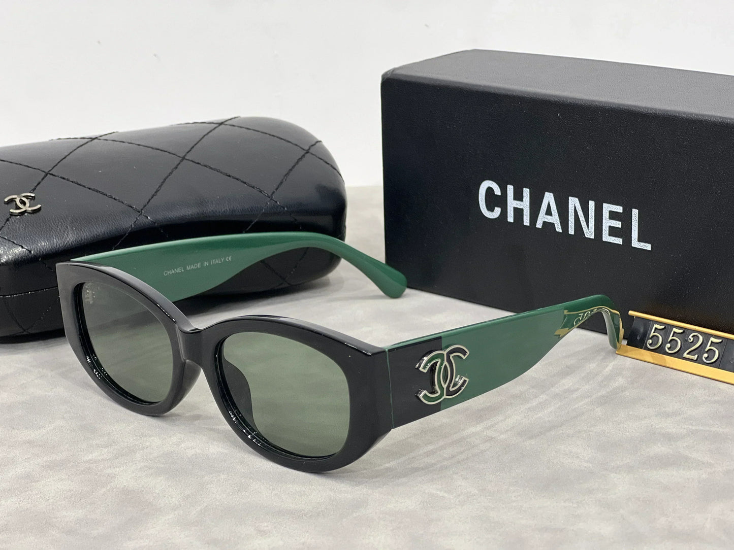 2025 Sunglasses  Black and white panda personality sunglasses