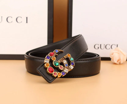 2025 2  double irregular colored diamond belts