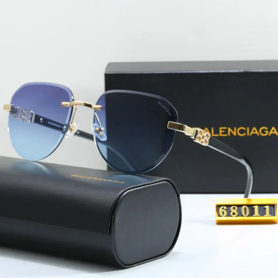 2025 New frameless 68011 sunglasses