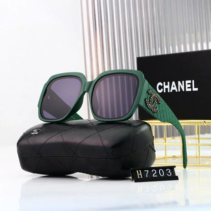 2025 Square simple large frame sunglasses