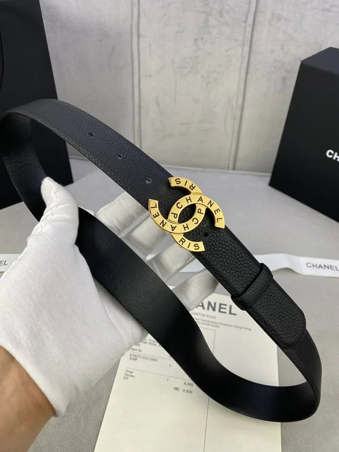 2025 Pebbled cowhide leather belt with diamond steel buckle 3cm