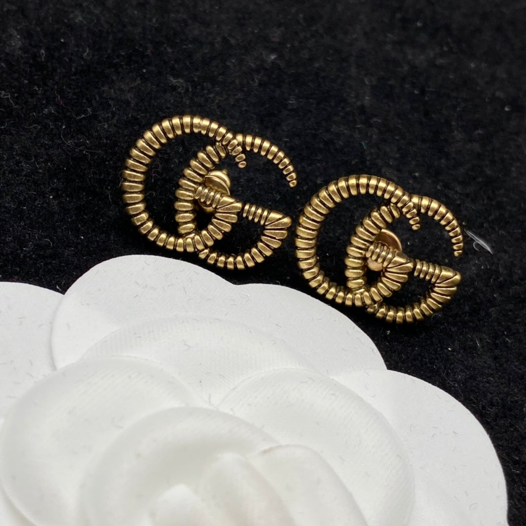 2025 Vintage Double Stud Earrings