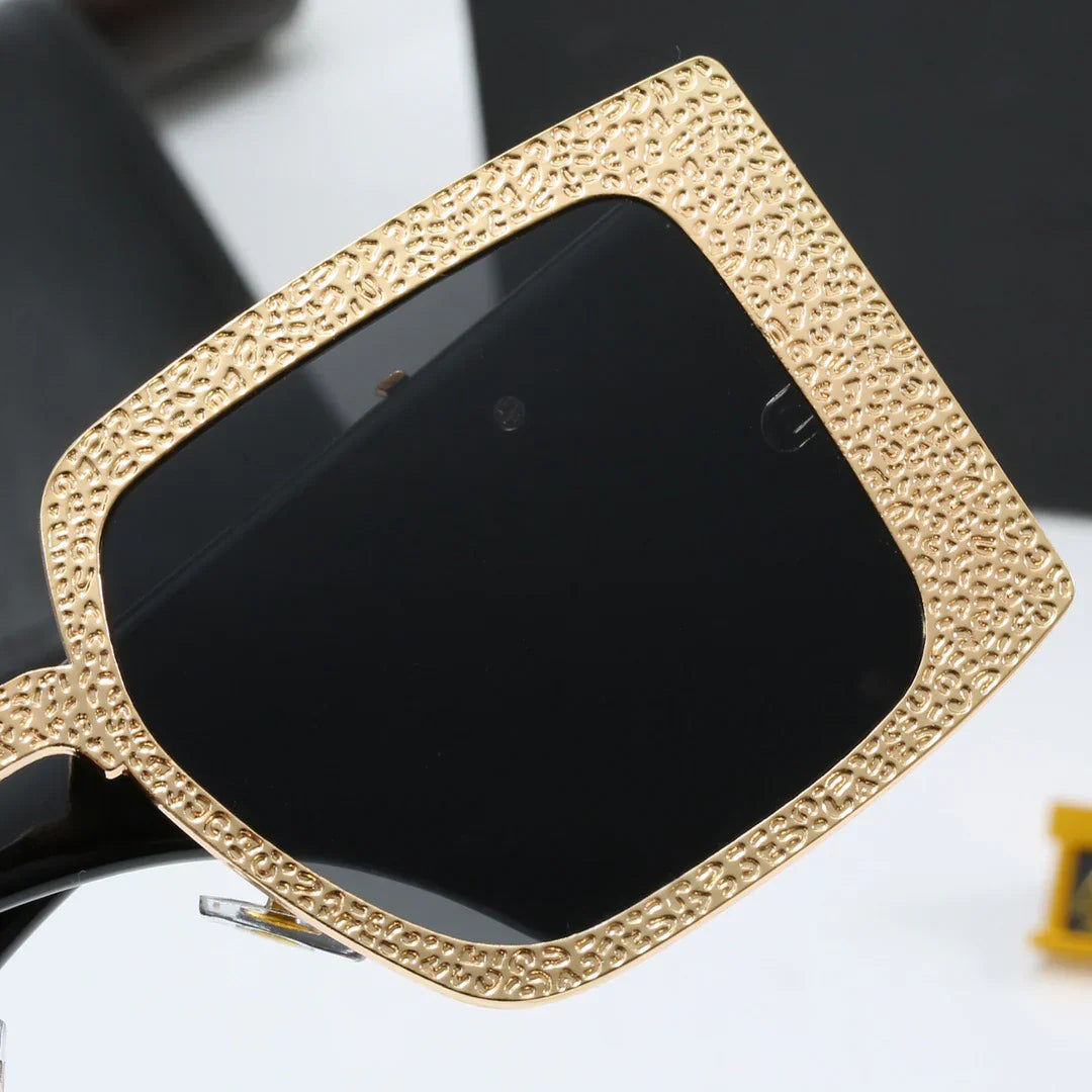 2025 Textured Metal Frame Sunglasses