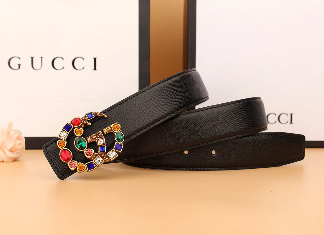 2025 2  double irregular colored diamond belts