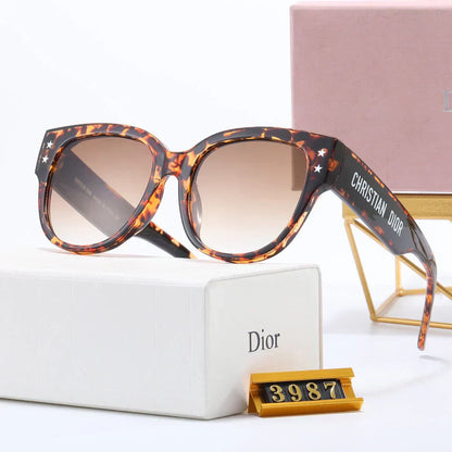 2025 Fashionable Semi-circular Color Matching Sunglasses 3987