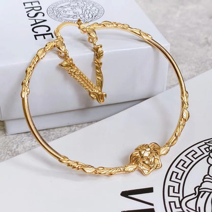 2025 Oversized Golden Hoop Earrings
