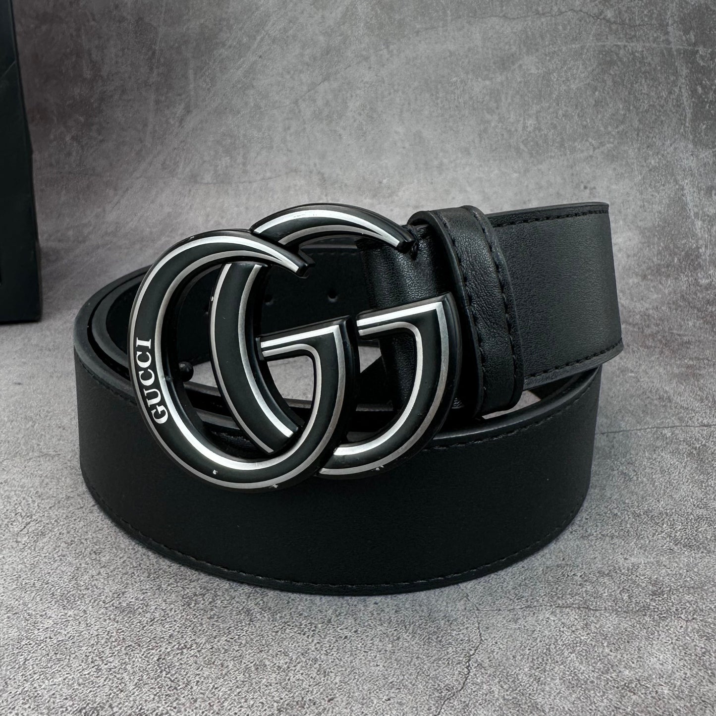 2025 2 Colors  printed letter leather belt