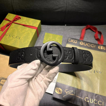 2025 belt Printed imported waterproof belt copper metal buckle 4.0cm