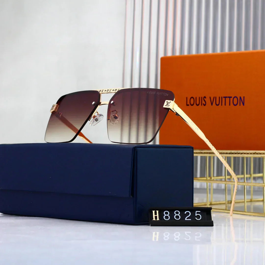 2025 HD Metal Monogram Sunglasses H8825