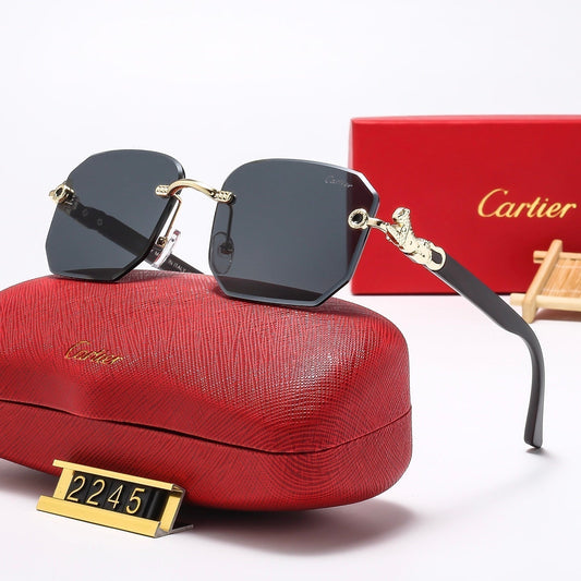 2025 7 Colors Fashion  frameless square Sunglasses  2245