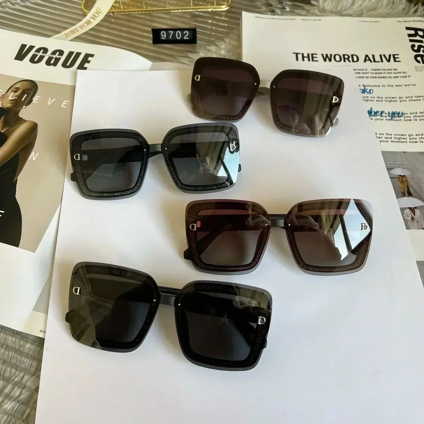 2025 Shining Square Sunglasses 9702