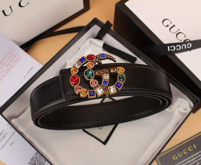 2025 2  double irregular colored diamond belts