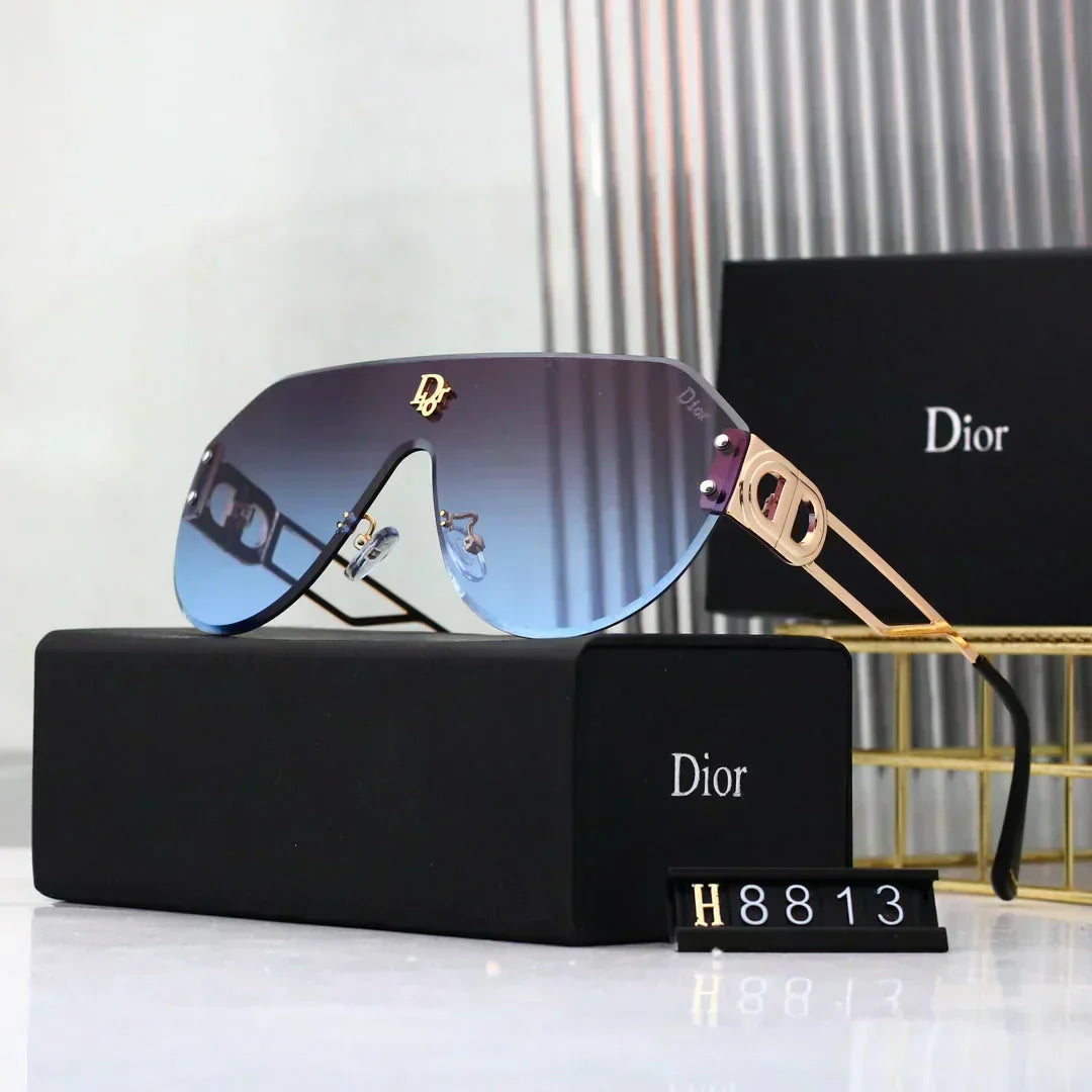 2025 Vintage One-Piece Sunglasses H8813