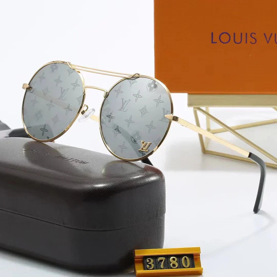 2025 Full Logo Round Sunglasses