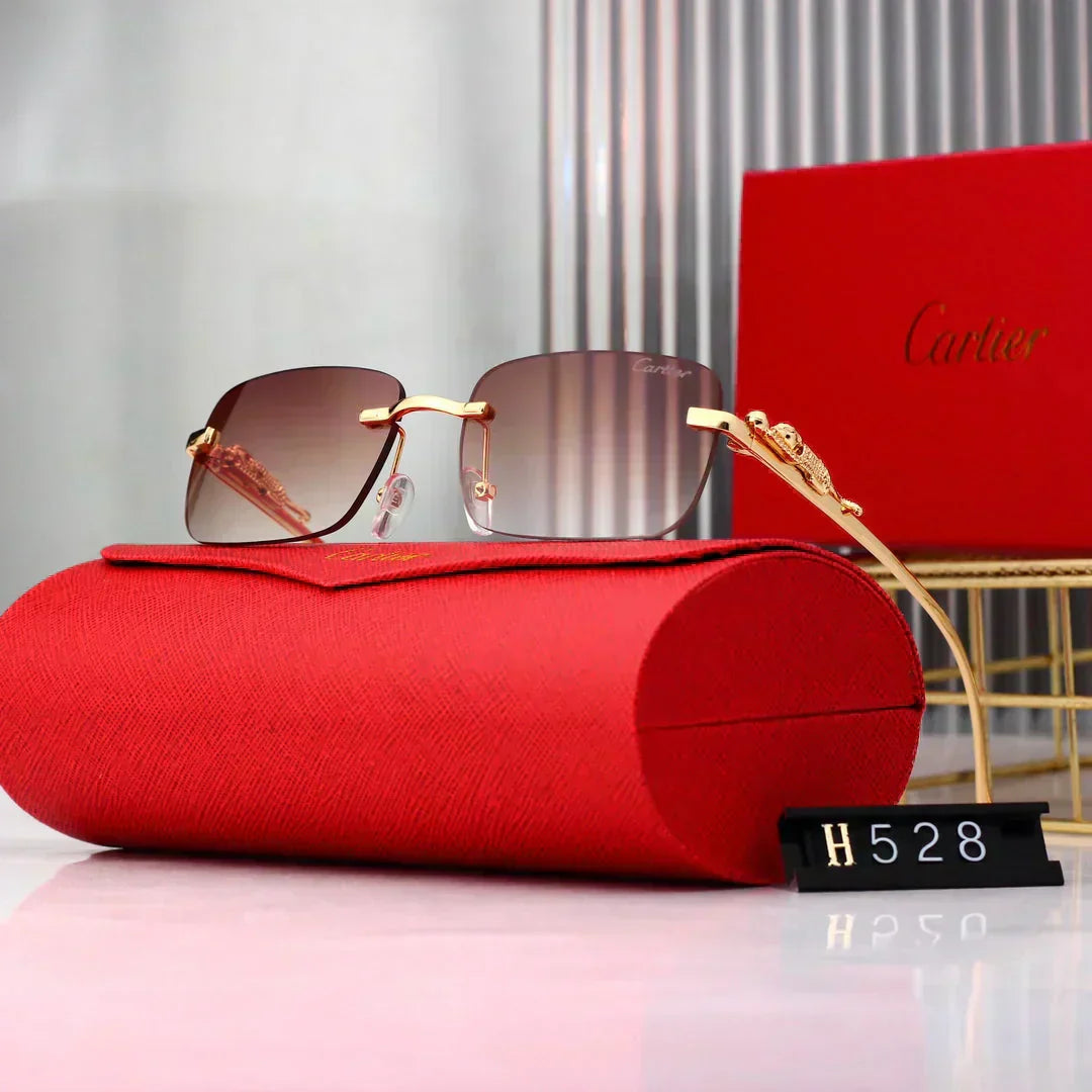 2025 Golden Leopard Frame Sunglasses