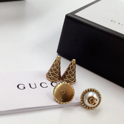 2025 Vintage Ice Cream Pearl Earrings