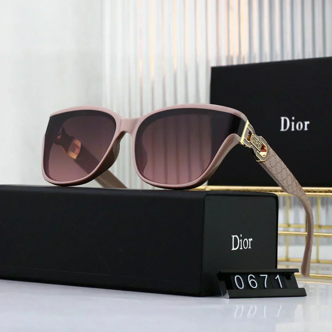 2025 Sunglasses  Curved personalized square frame sunglasses