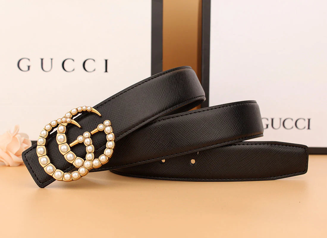 2025 2 styles of  double  pearl belt
