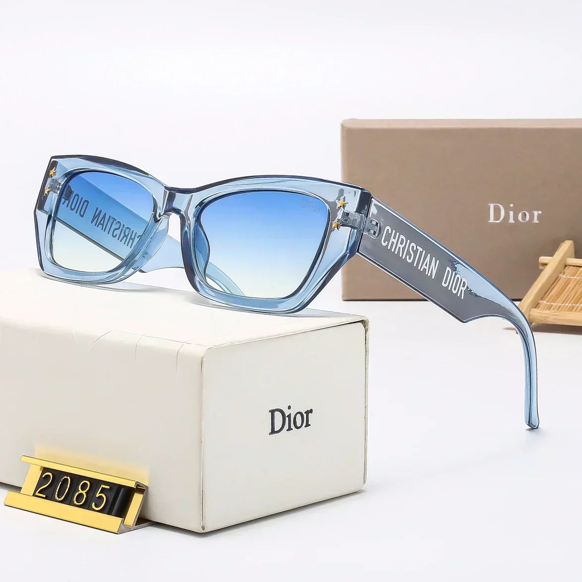 2025 Fashionable square frame  sunglasses  2085
