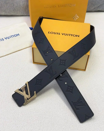 2025 belt Double-faced calfskin belt, 40 mm wide