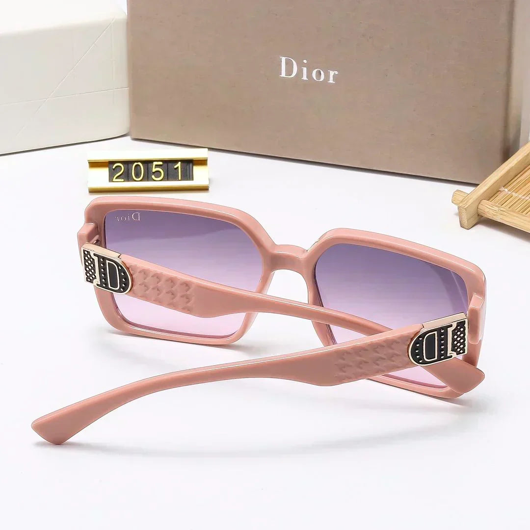 2025 Trendy square frame sun protection sunglasses