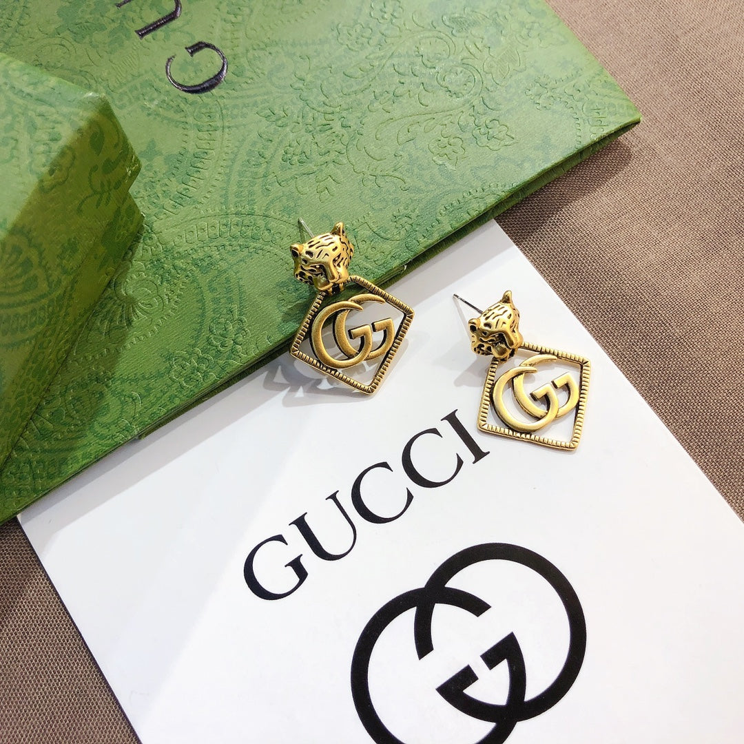 2025 Vintage Leopard Earrings