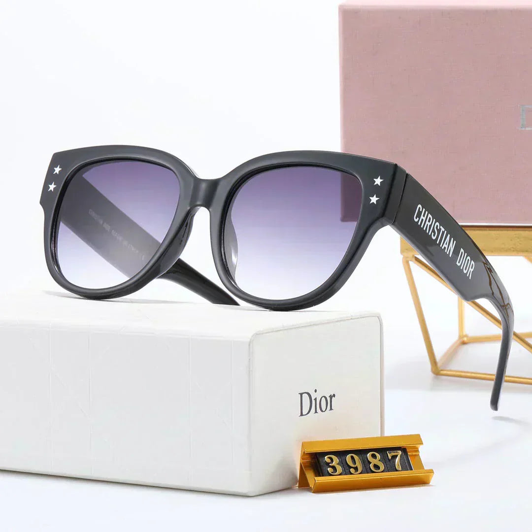 2025 Fashionable Semi-circular Color Matching Sunglasses 3987