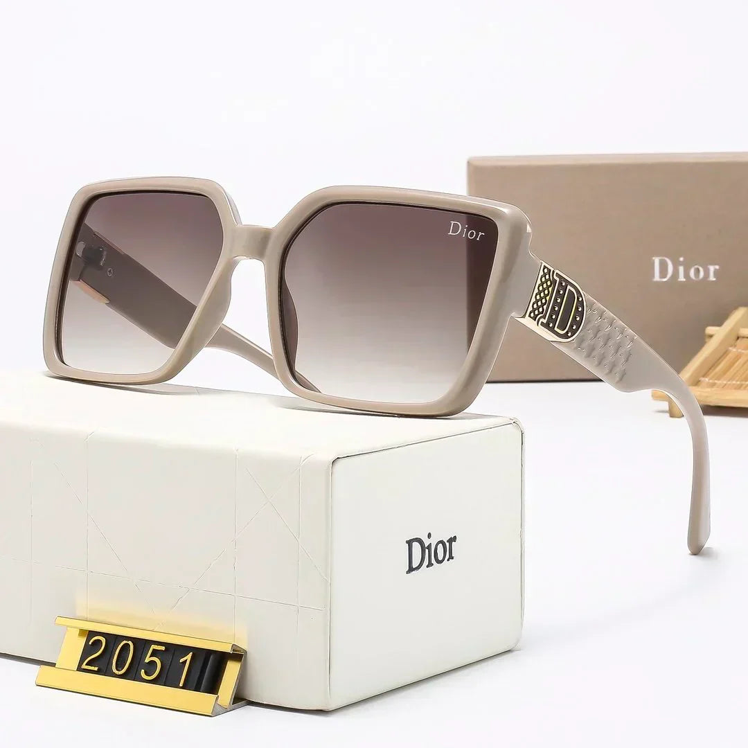2025 Trendy square frame sun protection sunglasses