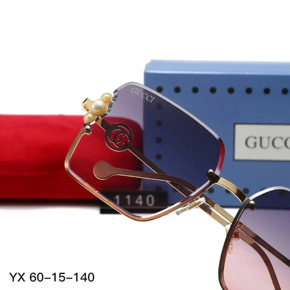 2025 Minimalist rimless sunglasses