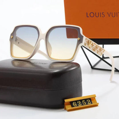 2025 Large frame UV resistant fashion sunglasses
